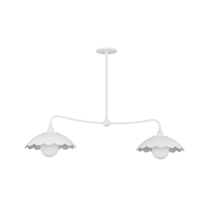 Mitzi H888902-TWH Two Light Linear, Textured White