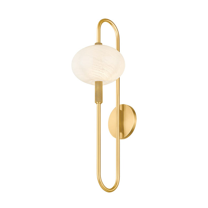 Mitzi H896101-AGB One Light Wall Sconce, Aged Brass