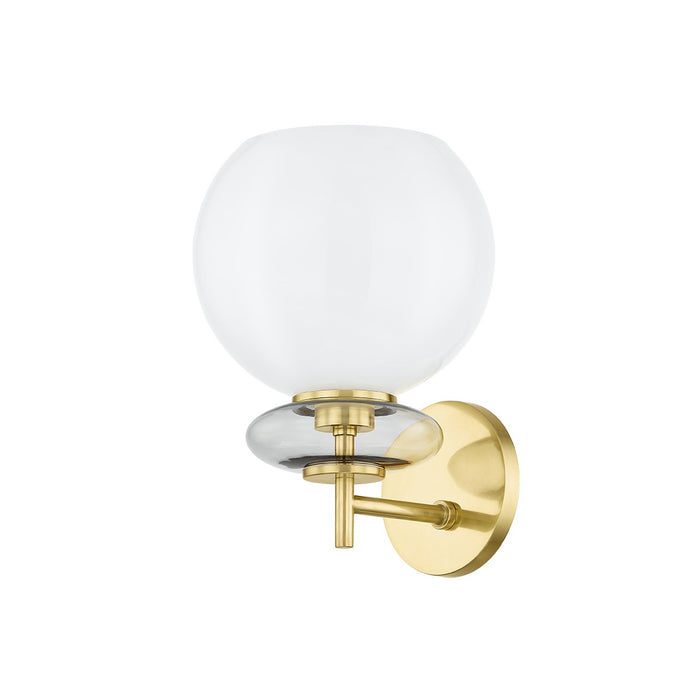 Mitzi H909101-AGB One Light Wall Sconce, Aged Brass