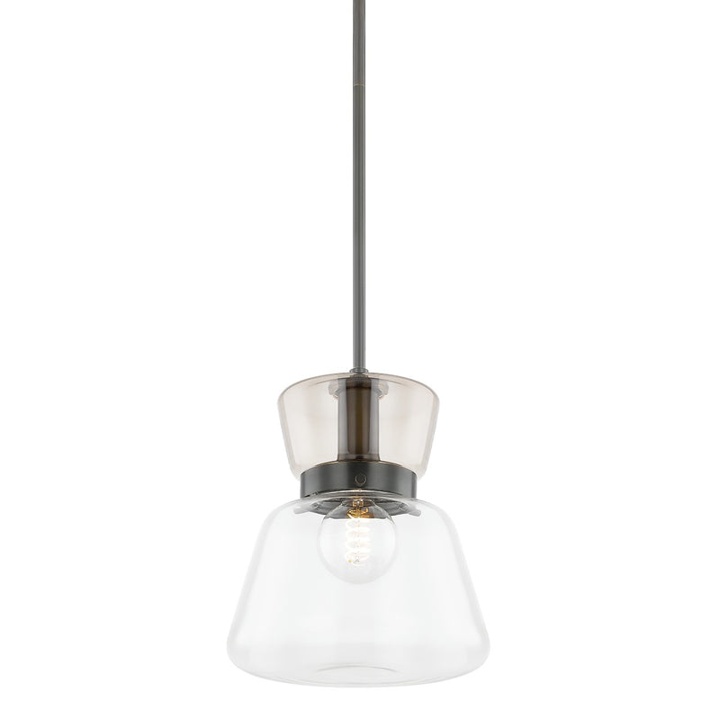 Mitzi H910701S-TRB One Light Pendant, True Bronze
