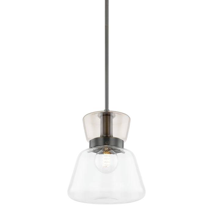 Mitzi H910701S-TRB One Light Pendant, True Bronze
