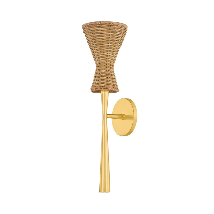 Mitzi H918101-AGB One Light Wall Sconce, Aged Brass