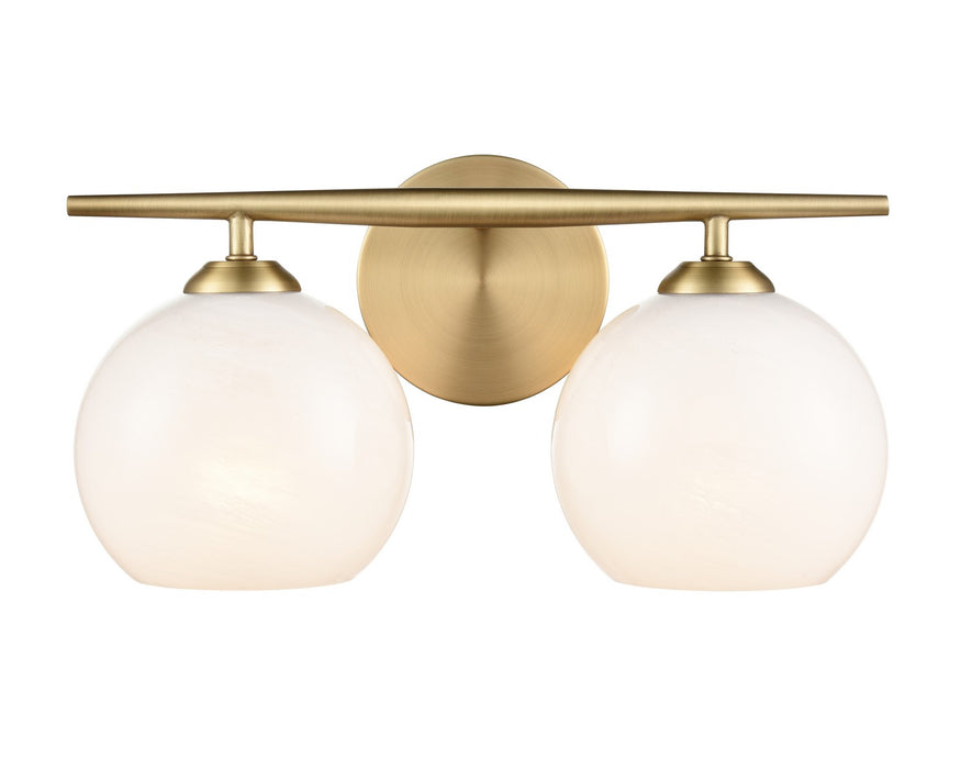 Millennium 18102-VB Two Light Vanity, Vintage Brass