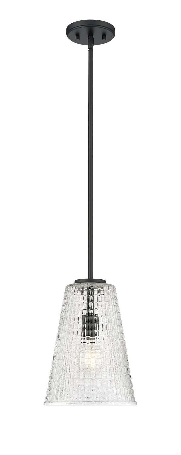 Millennium 20703-MB One Light Pendant, Matte Black