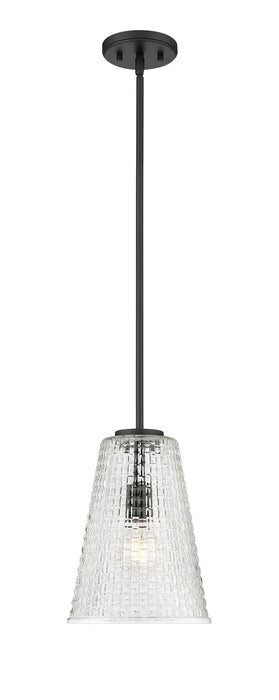 Millennium 20703-MB One Light Pendant, Matte Black