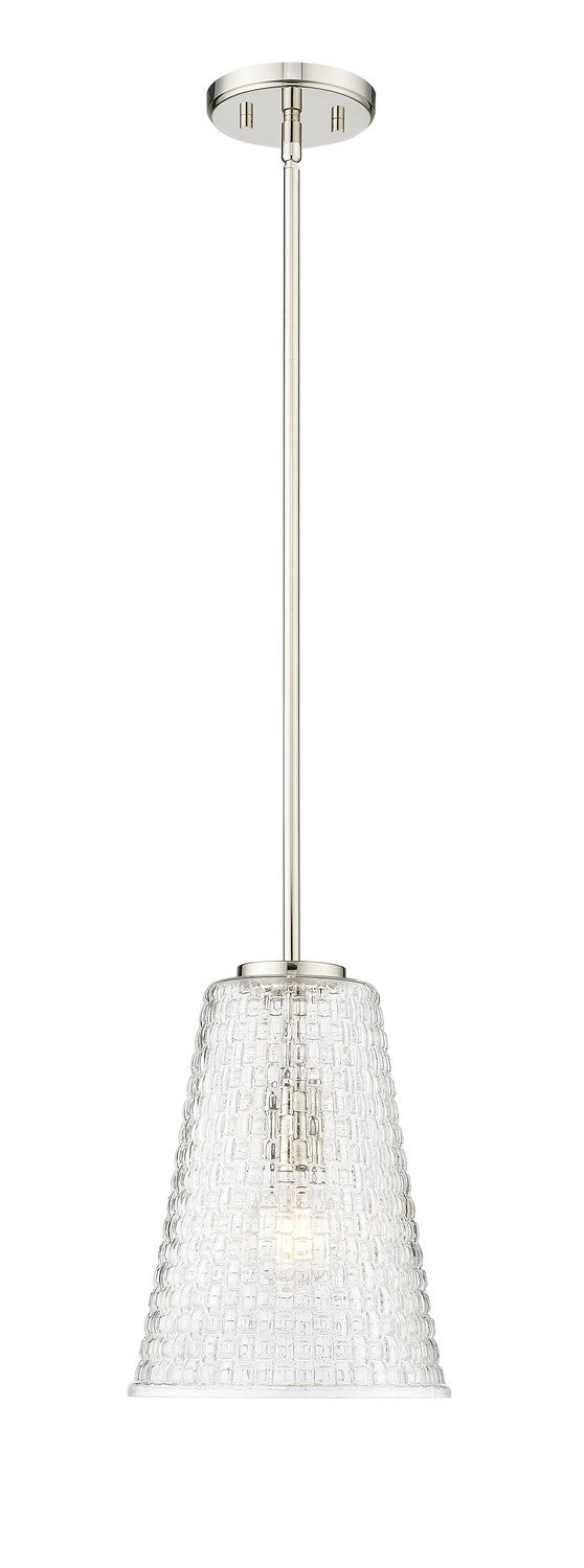 Millennium 20703-PN One Light Pendant, Polished Nickel