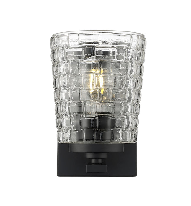 Millennium 22101-MB One Light Wall Sconce, Matte Black