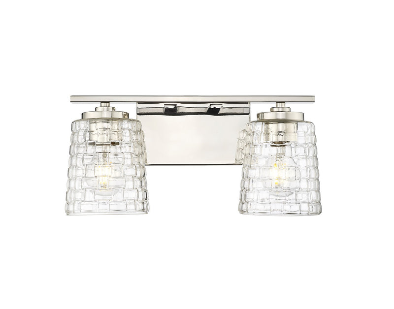 Millennium 22102-PN Two Light Vanity, Polished Nickel
