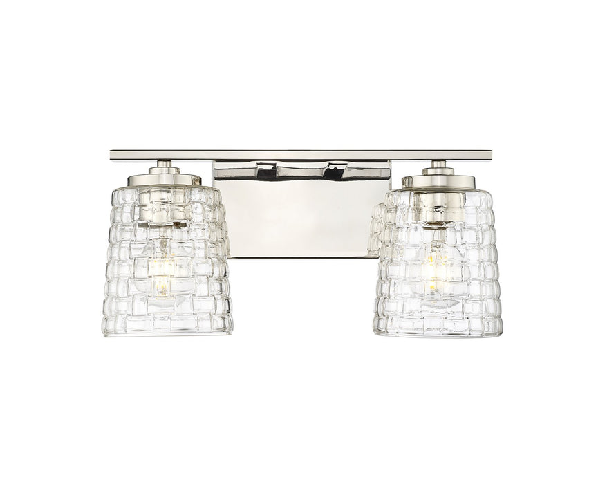 Millennium 22102-PN Two Light Vanity, Polished Nickel