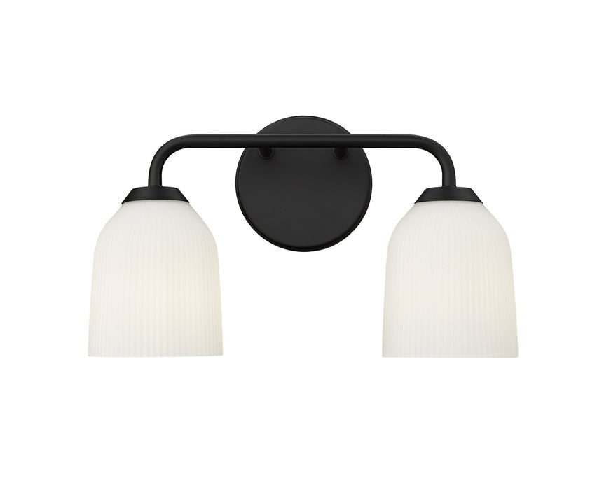Millennium 22302-MB Two Light Vanity, Matte Black