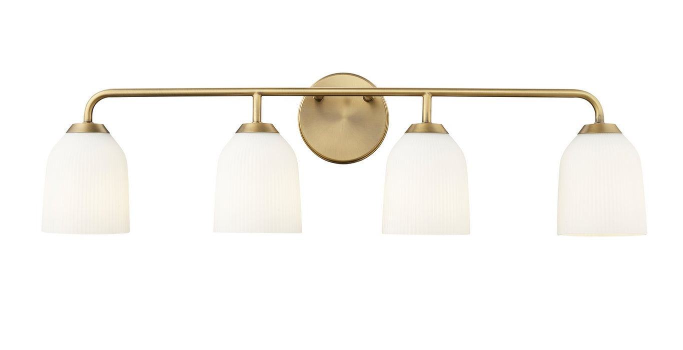 Millennium 22304-VB Four Light Vanity, Vintage Brass