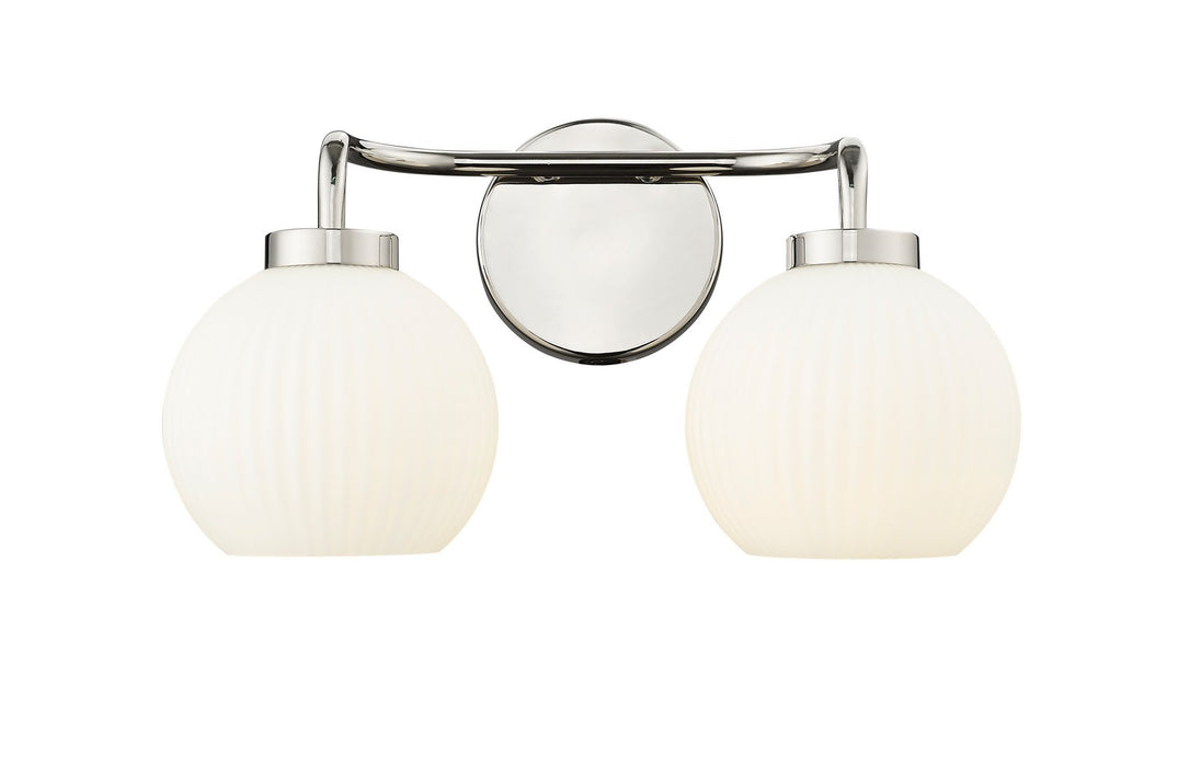 Millennium 22402-PN Two Light Vanity, Polished Nickel