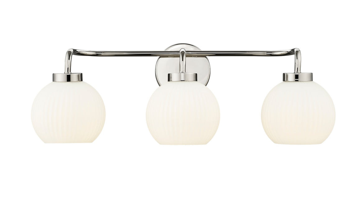 Millennium 22403-PN Three Light Vanity, Polished Nickel