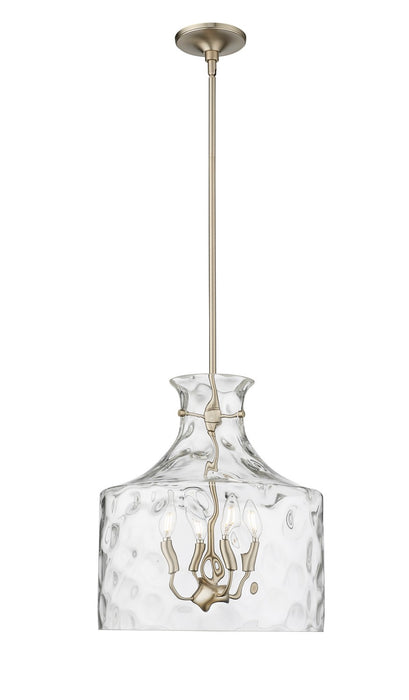 Millennium 22604-MG Four Light Pendant, Modern Gold