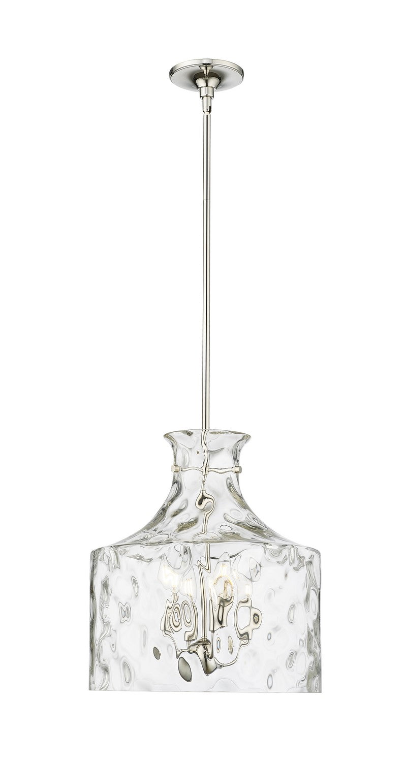 Millennium 22604-PN Four Light Pendant, Polished Nickel