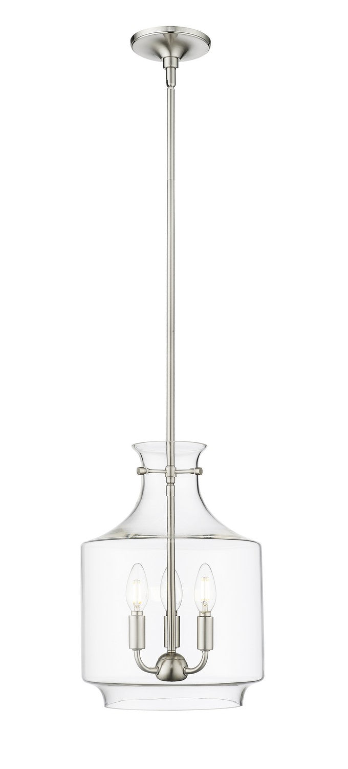 Millennium 22803-BN Three Light Pendant, Brushed Nickel