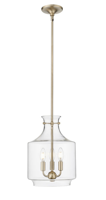 Millennium 22803-MG Three Light Pendant, Modern Gold