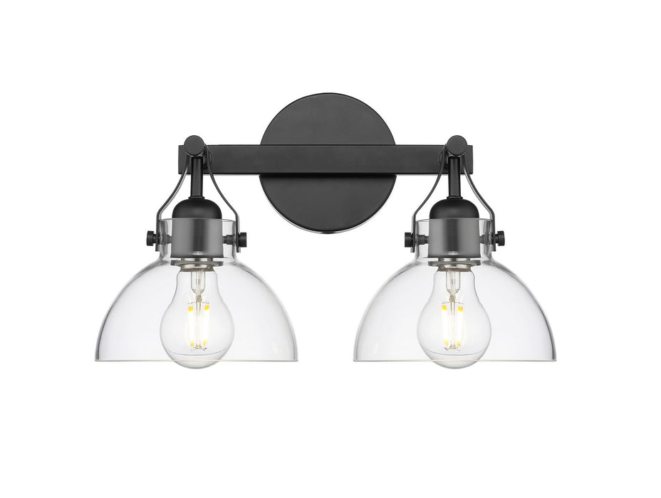 Millennium 24102-MB Two Light Vanity, Matte Black
