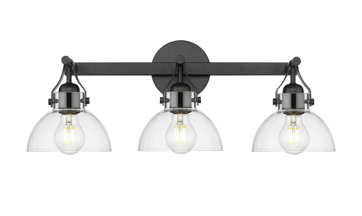 Millennium 24103-MB Three Light Vanity, Matte Black