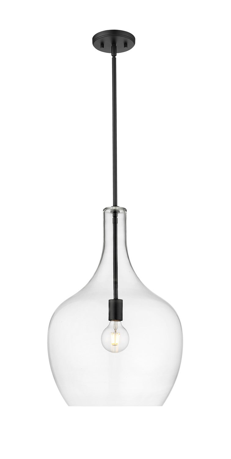 Millennium 28501-MB One Light Pendant, Matte Black