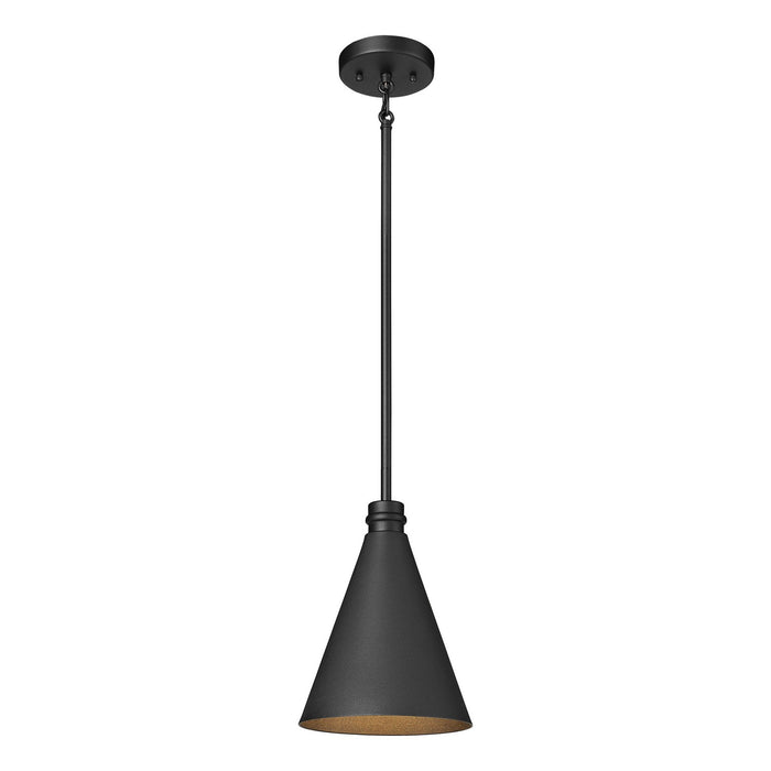 Millennium 86103-TBK One Light Outdoor Lantern, Textured Black
