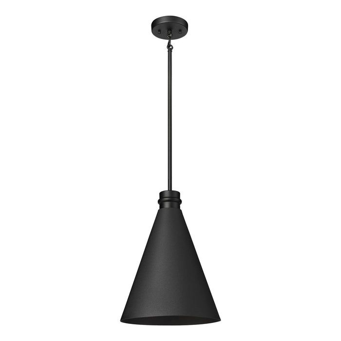 Millennium 86104-TBK One Light Outdoor Lantern, Textured Black