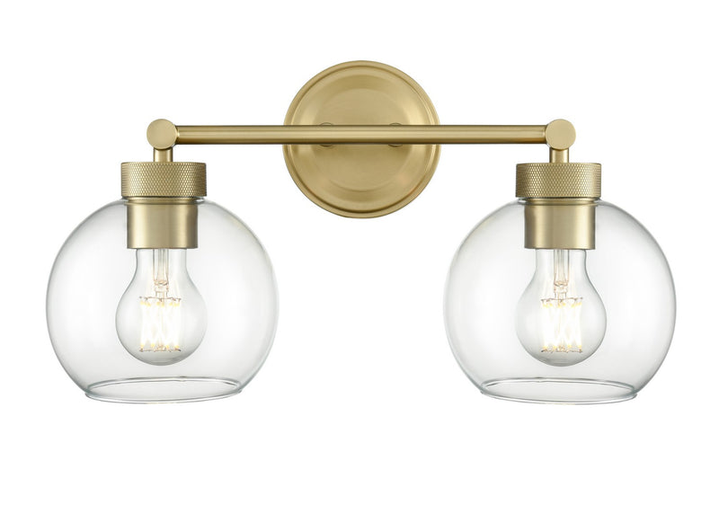 Millennium 99102-VB Two Light Vanity, Vintage Brass