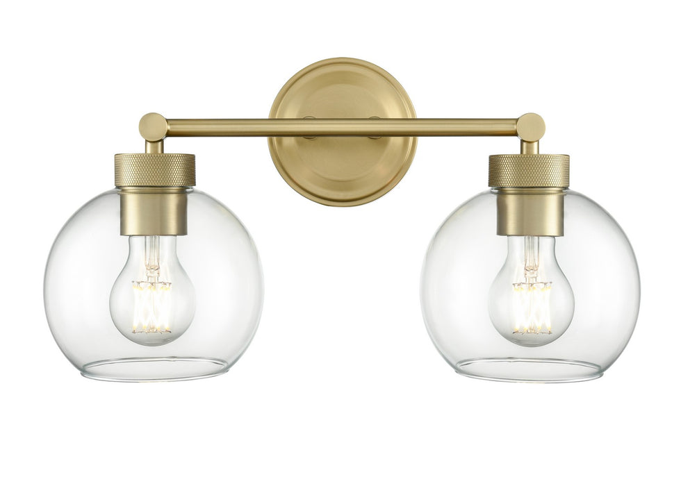 Millennium 99102-VB Two Light Vanity, Vintage Brass