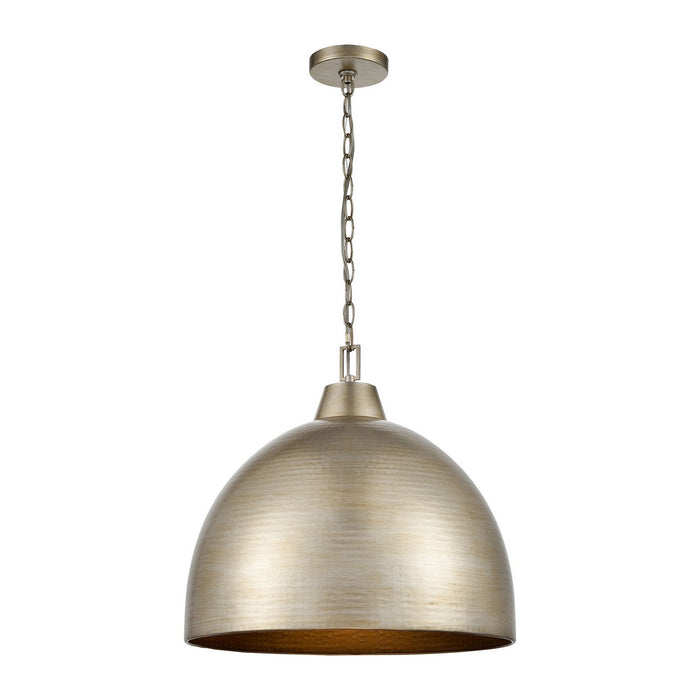 Millennium 99204-ASL Three Light Pendant, Antique Silver Leaf