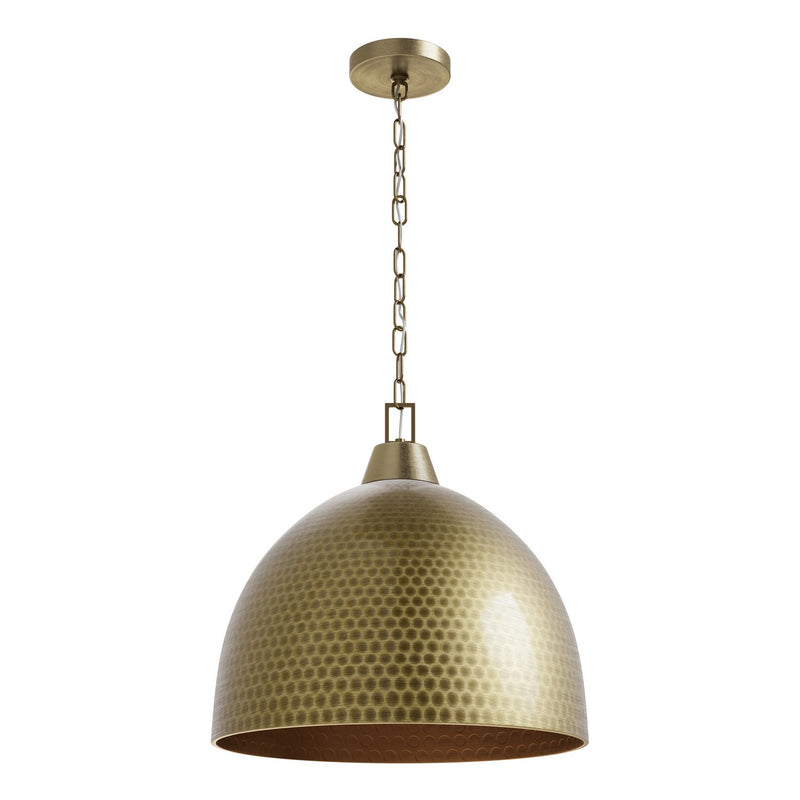 Millennium 99205-AGBR Three Light Pendant, Aged Brass