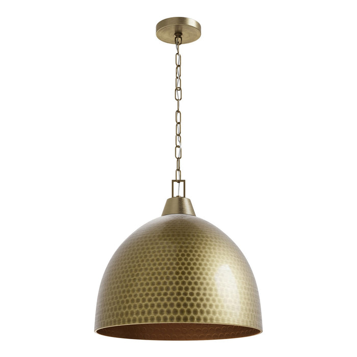 Millennium 99205-AGBR Three Light Pendant, Aged Brass