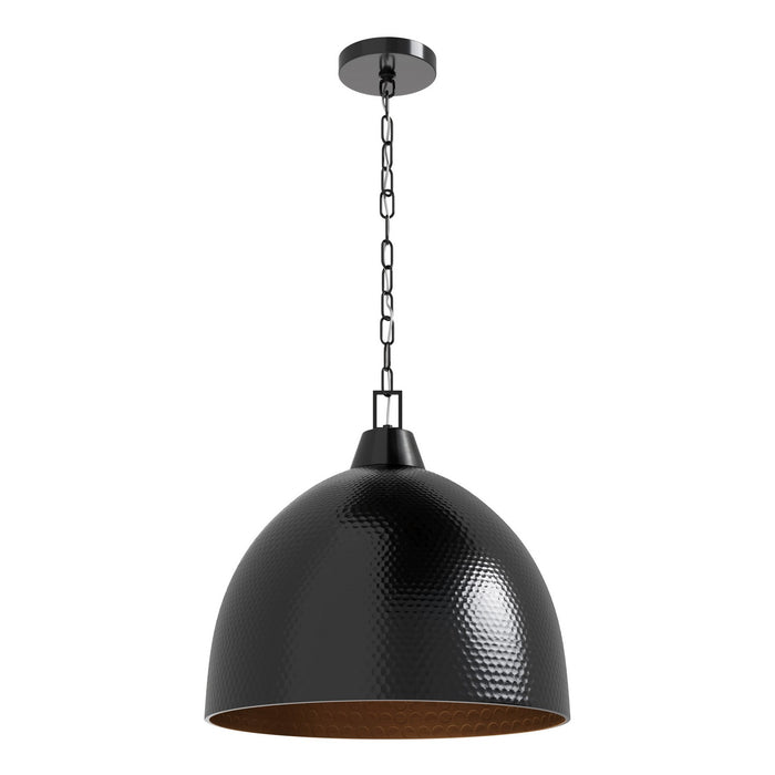 Millennium 99206-BLSS Three Light Pendant, Black Stainless Steel