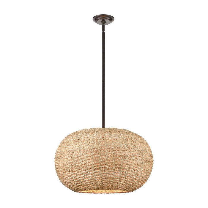 Millennium 99302-OB Three Light Pendant, Oiled Bronze