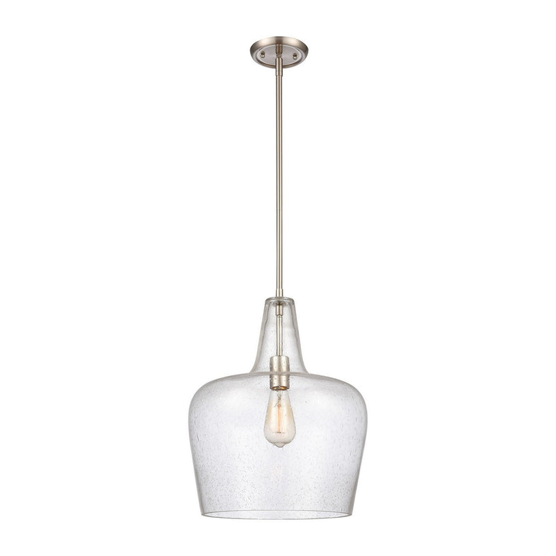 Millennium 99401-BN One Light Pendant, Brushed Nickel