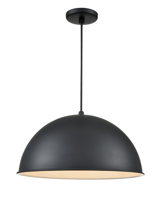 Millennium RWDBC18-SB One Light Pendant, Satin Black