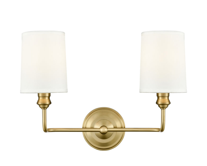 Millennium 99802-VB Two Light Vanity, Vintage Brass