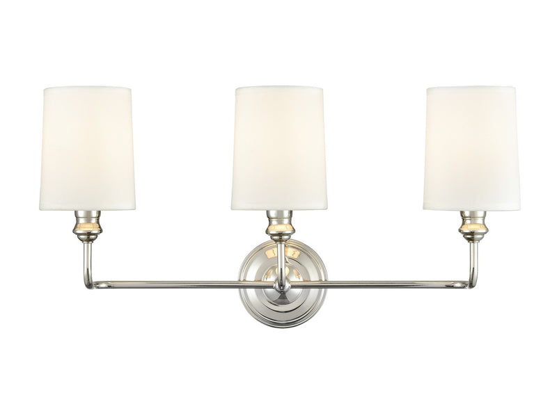 Millennium 99803-PN Three Light Vanity, Polished Nickel