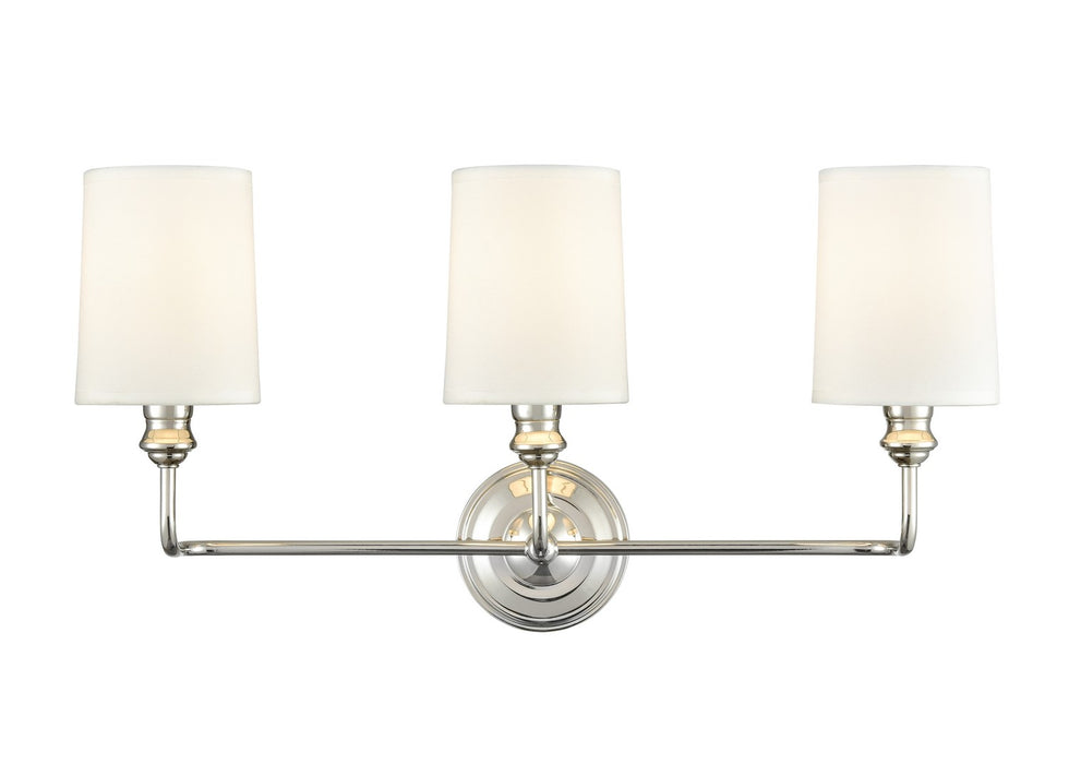 Millennium 99803-PN Three Light Vanity, Polished Nickel