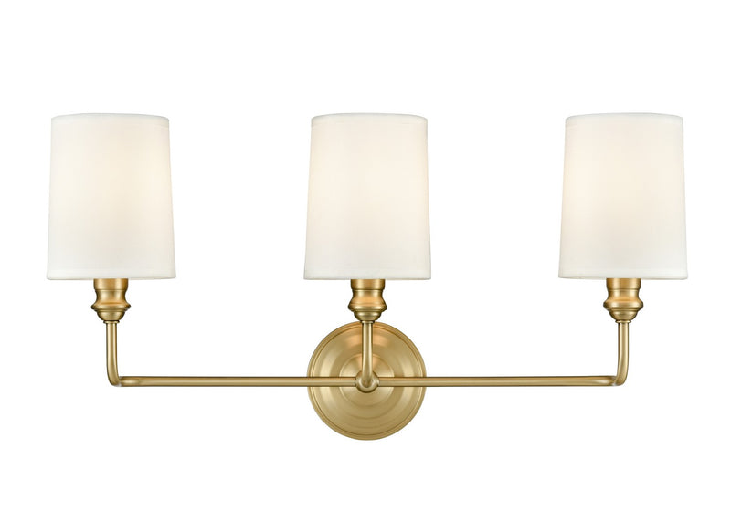 Millennium 99803-VB Three Light Vanity, Vintage Brass