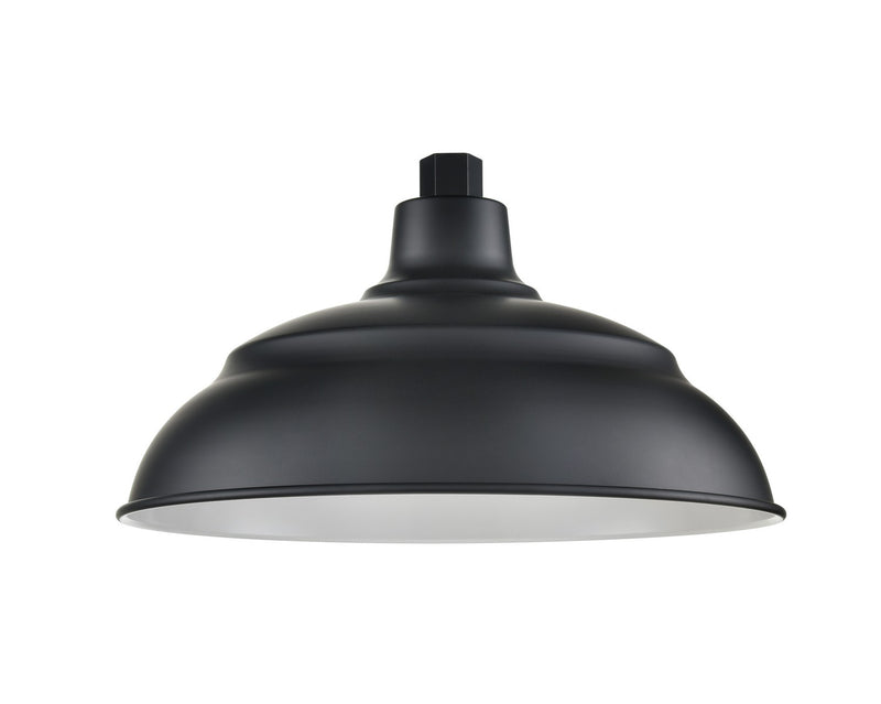 Millennium RALWHS14-SB One Light Shade, Satin Black