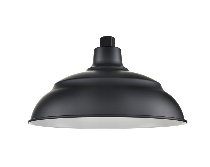 Millennium RALWHS14-SB One Light Shade, Satin Black