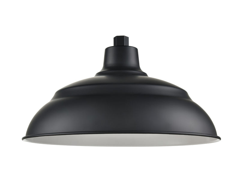 Millennium RALWHS17-SB One Light Shade, Satin Black