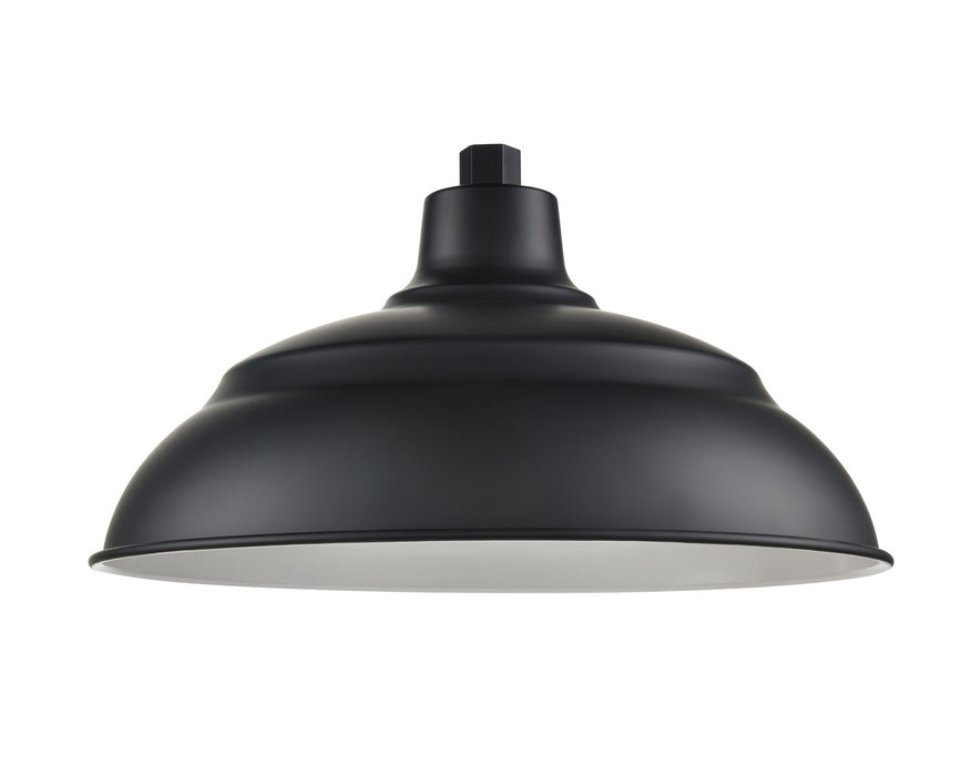 Millennium RALWHS17-SB One Light Shade, Satin Black