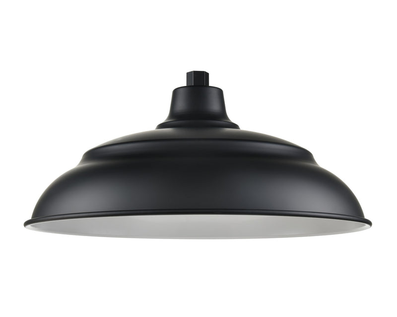 Millennium RALWHS20-SB One Light Shade, Satin Black