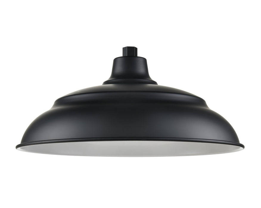 Millennium RALWHS20-SB One Light Shade, Satin Black
