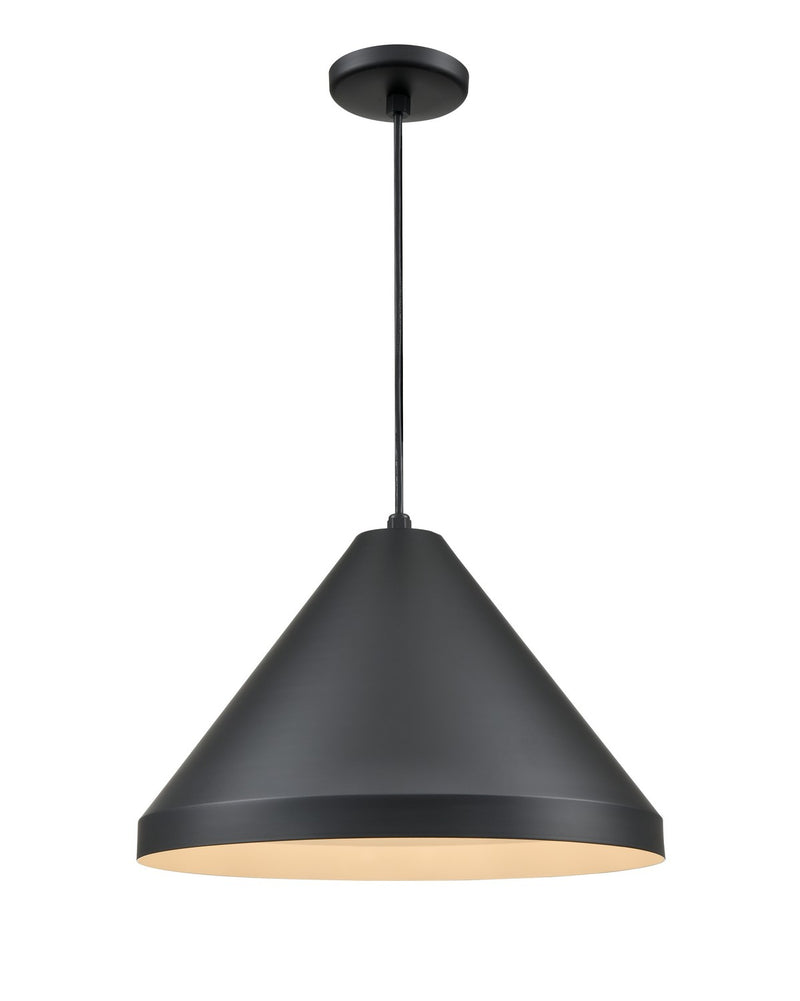 Millennium RCC13-SB One Light Pendant, Satin Black