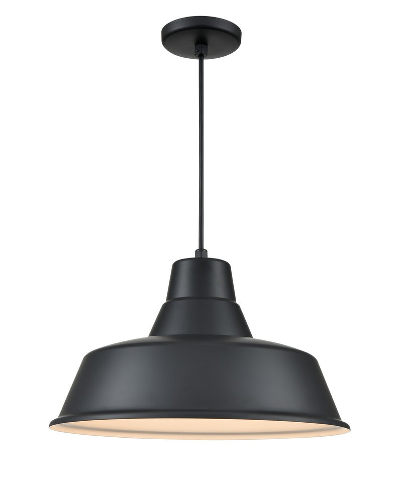 Millennium RCLWC17-SB One Light Pendant, Satin Black