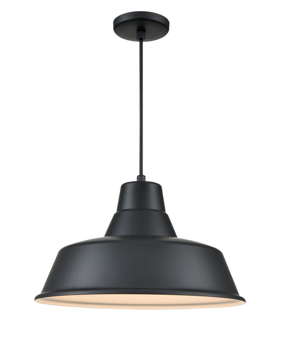 Millennium RCLWC17-SB One Light Pendant, Satin Black