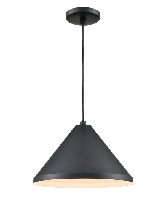 Millennium RWCC13-SB One Light Pendant, Satin Black
