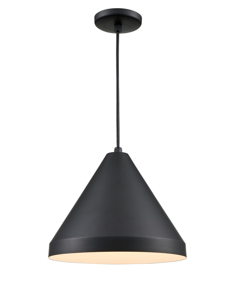 Millennium RWCC17-SB One Light Pendant, Satin Black